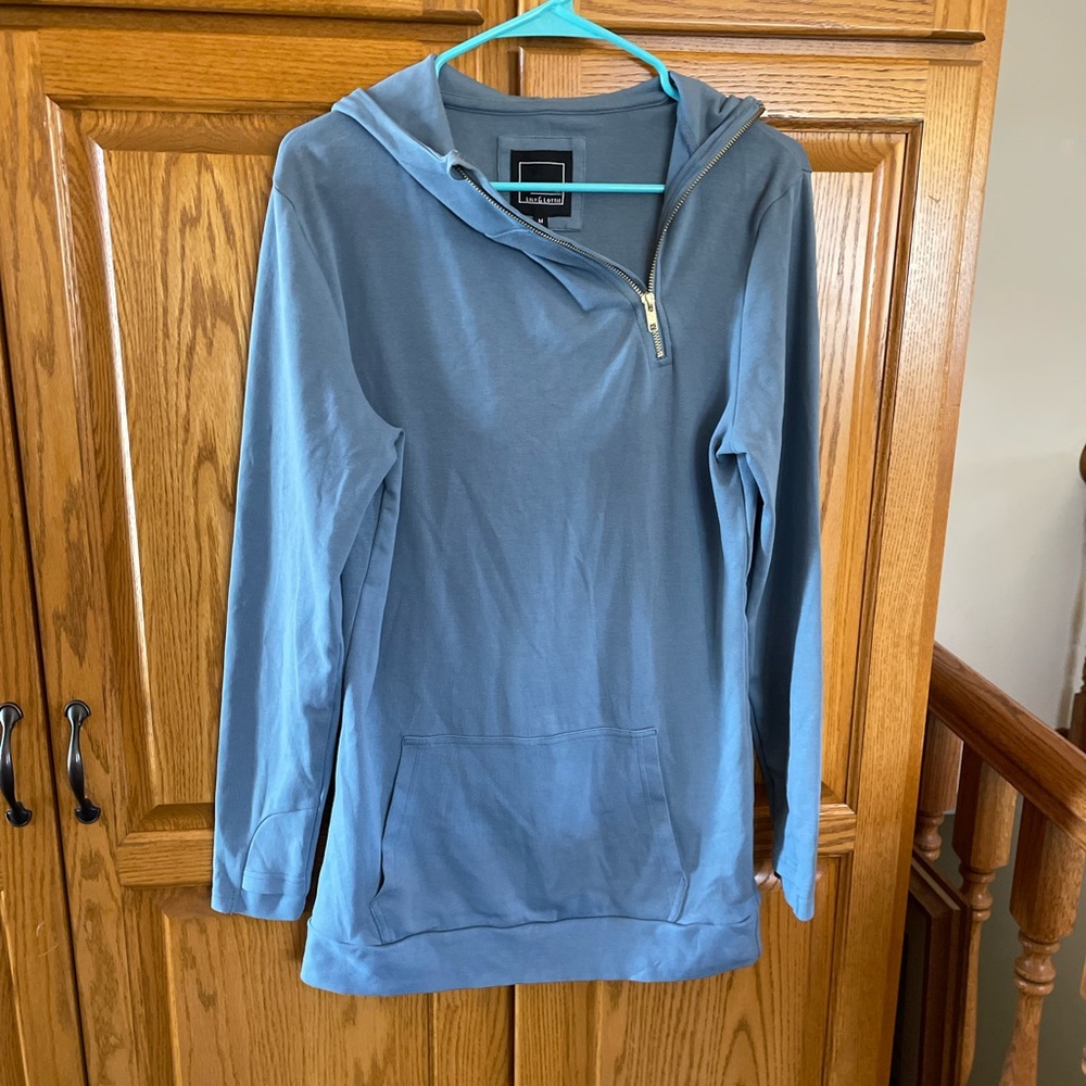 Lily and Lottie Women's Blue Hoodie Top
